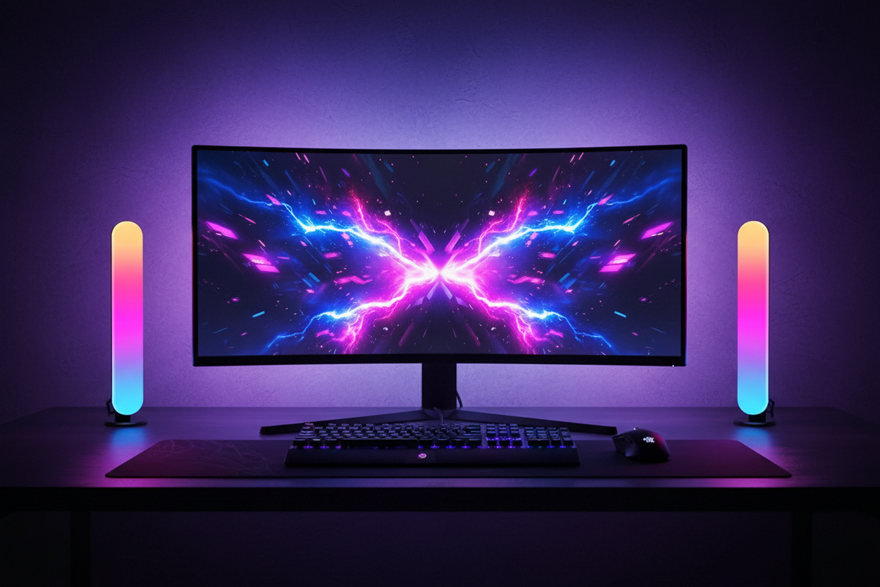 RGB gaming setup