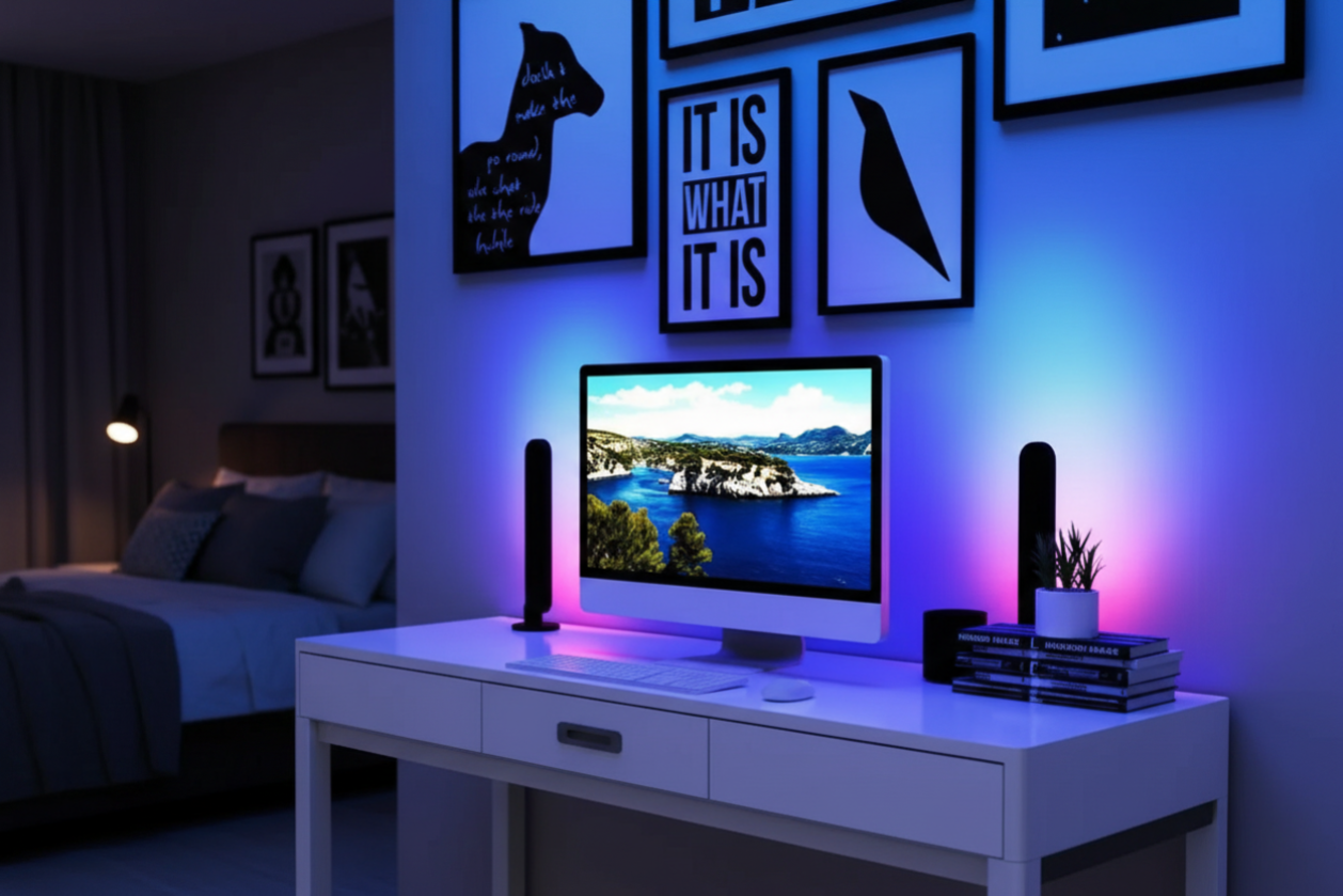 RGB habitación viral